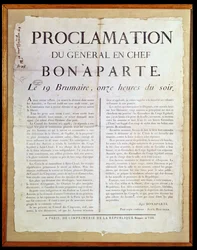 Proclamation of Napoleon I, 19 Brumaire An 8 (10th November 1799)